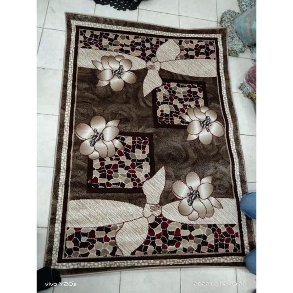 Karpet permadani flower chick 120 x 160 cm