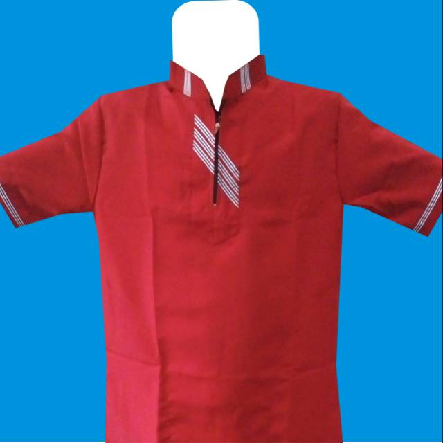 Baju koko obral pendek dan panjang kombinasi batik cuman hanya 50 ribu aja