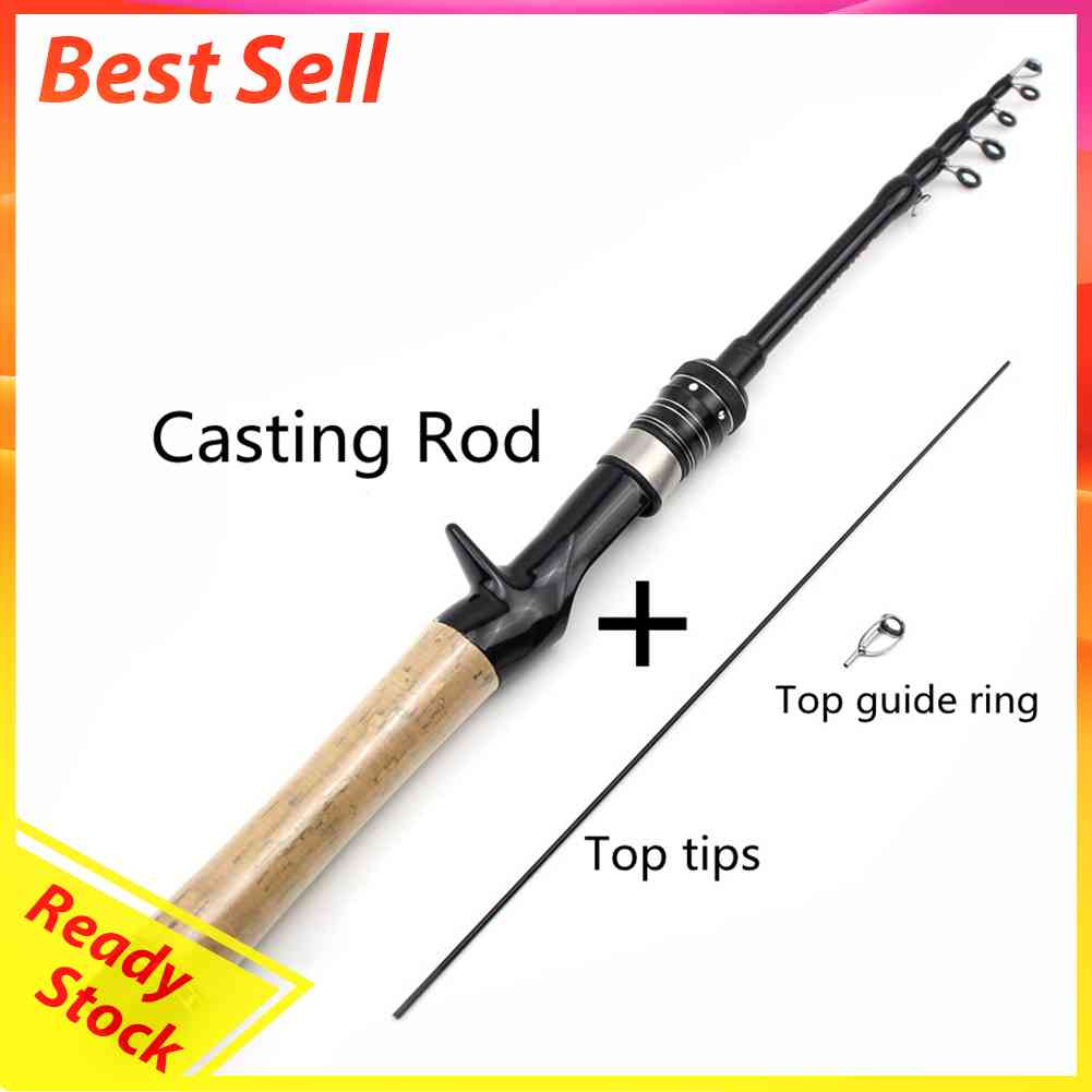 Multifunctional Fishing Rod Telescopic Fishing Pole Stick for Children Beginners