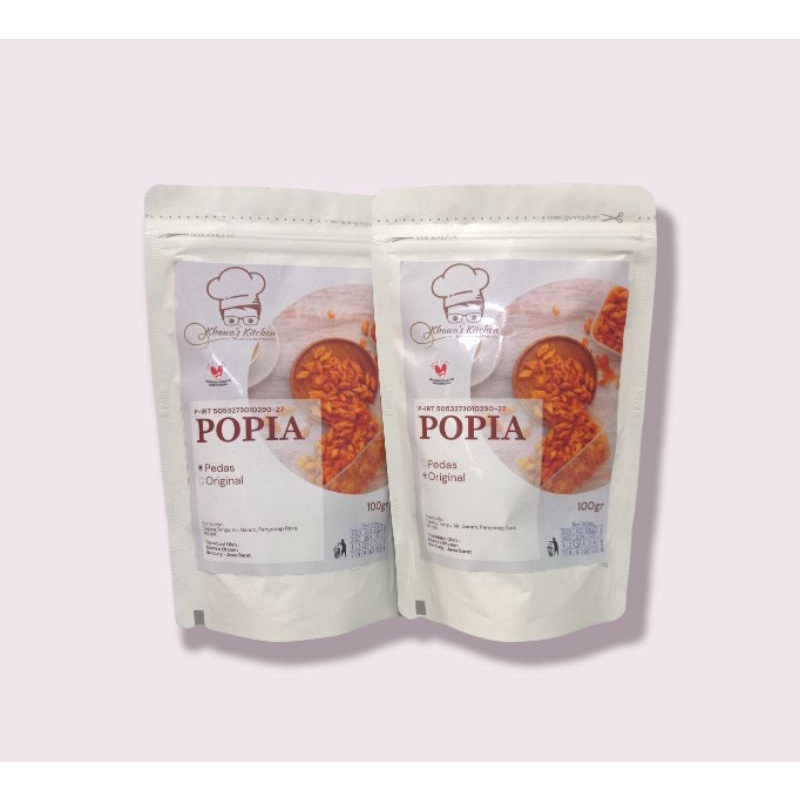 

Keripik Popia Pedas Gurih 100gr