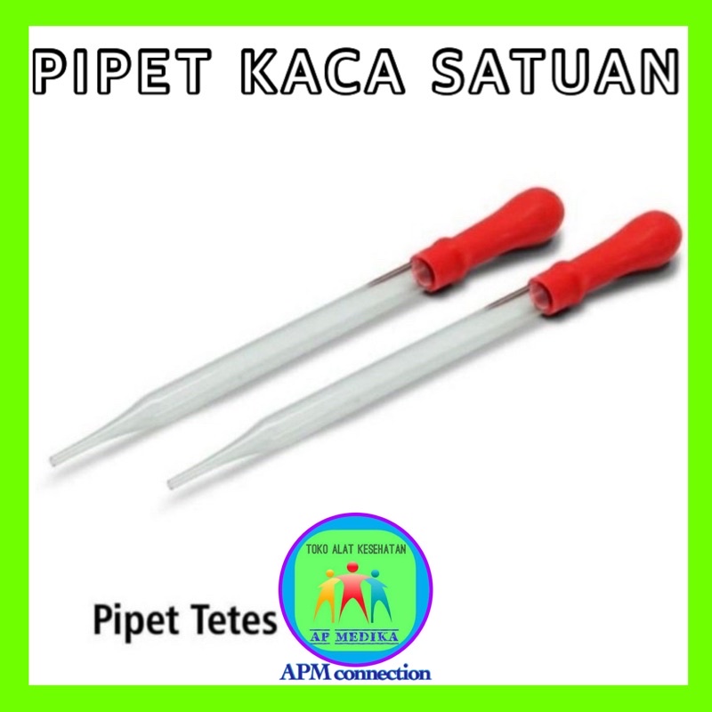 PIPET KACA DOT MERAH