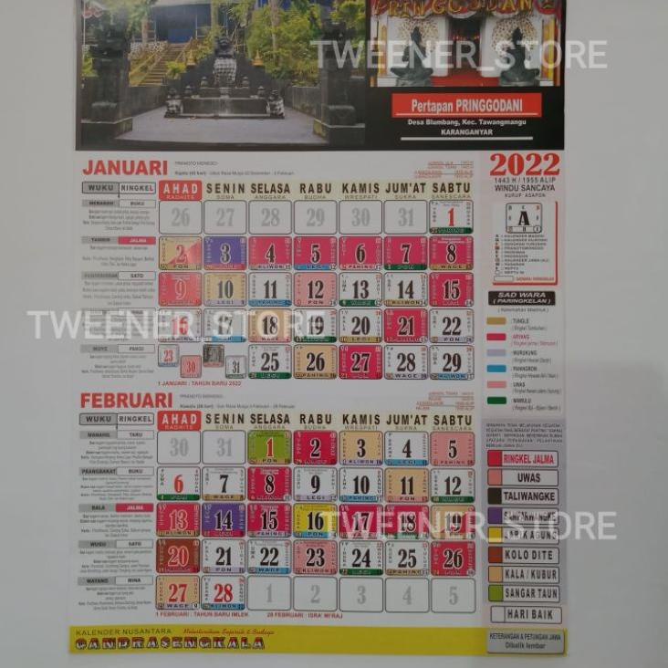 

EP204 [2022] Kalender Jawa 2022 Candrasengkala ⊖ 33