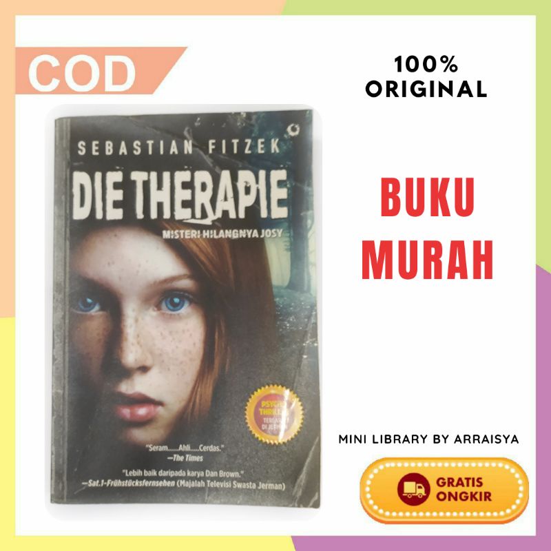 Buku ori preloved murah Die Therapie misteri Hilangnya Josy Oleh Sebastian Fitzek