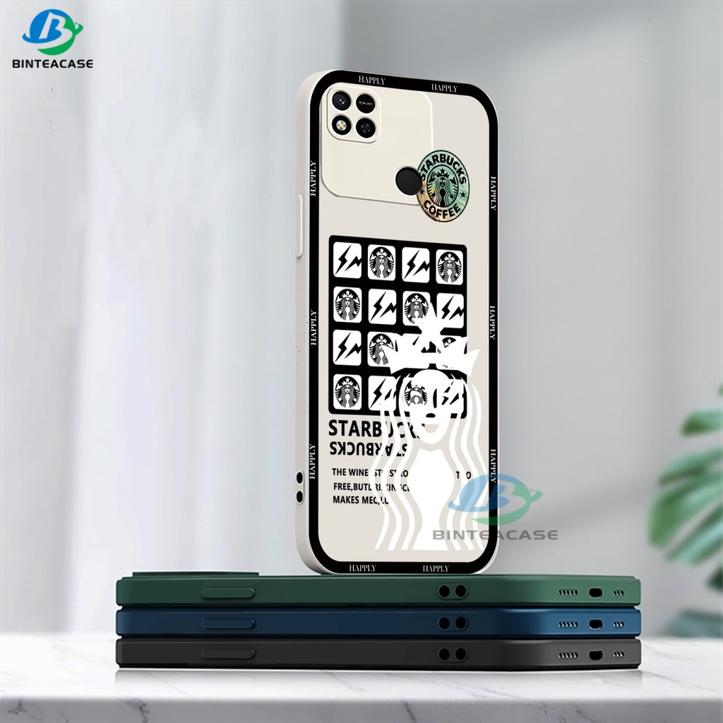 Casing VIVO Y36 Y02 Y21T Y33S Y21S Y33S Y11 Y12 Y15 Y17 Y12S Y12A Y15S Y15A Y20S Y20i Y19 Y91C Y30 Y50 Y51 S1 Fashion Square Coffee Goddess Silikon Phone Case Binteacase