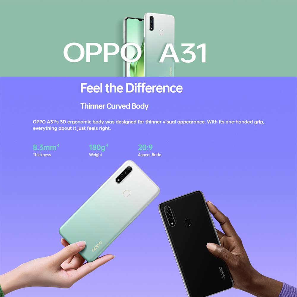 hp oppo a31 baru  Ram 6+128gb handphone smartphone