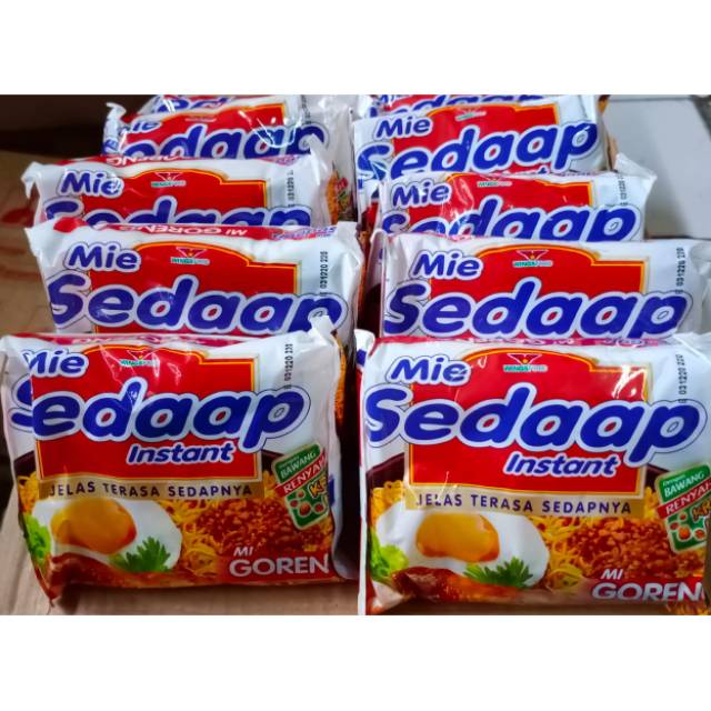 

MURAH!! Paket 10pcs MIE SEDAP GORENG/ INDOMIE GORENG (Harga sudah 10 mie)