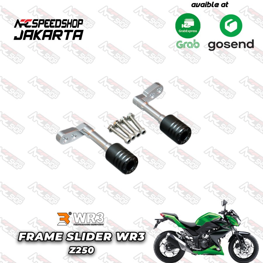 FrameSlider WR3 Kawasaki Z250 Frame Slider Fairing Z250