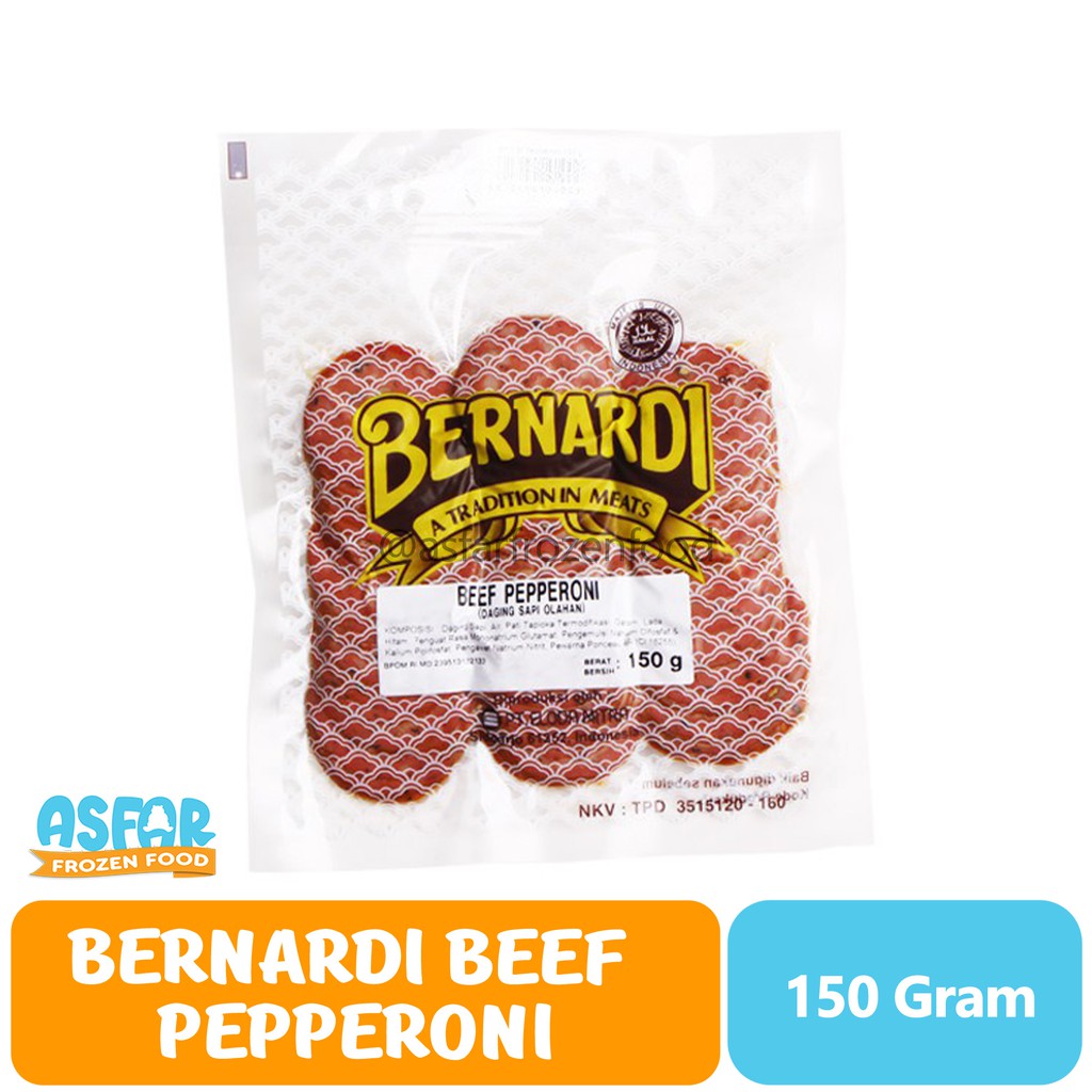 

Bernardi Beef Pepperoni 150 gr