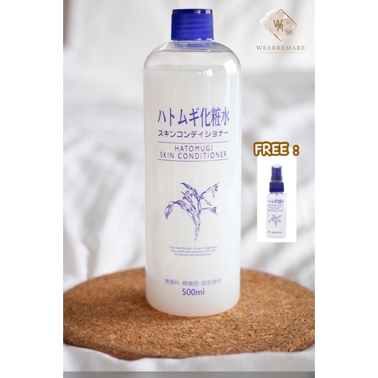 TONER HATOMUGI 500ML ORIGINAL 100% Made in JAPAN🇯🇵 EXP 2024