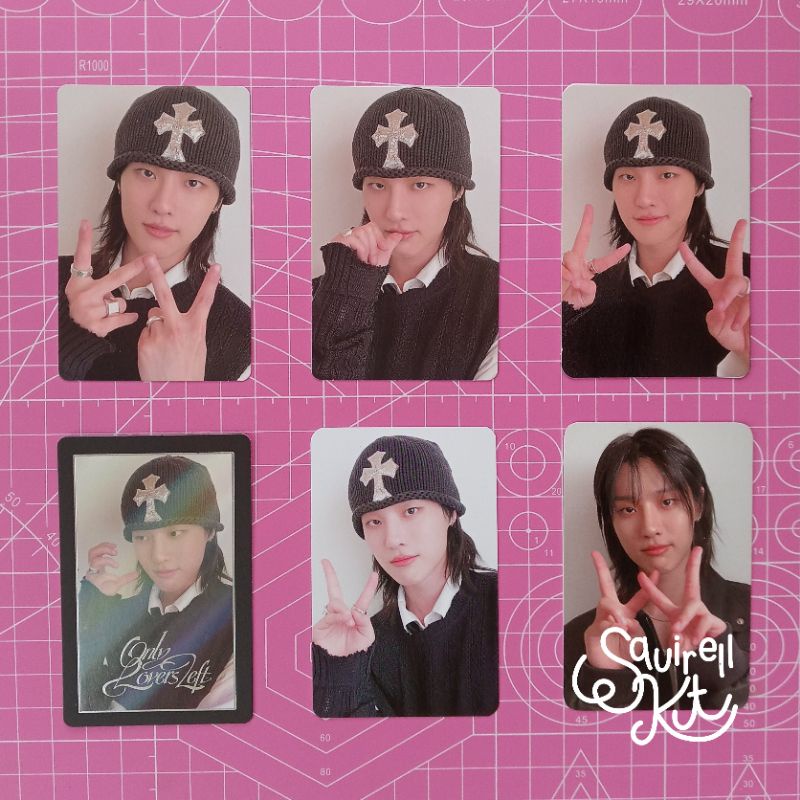 PC Photocard Woodz Oll Only love left 3rd Mini Album Cho Seungyoun Luizy Uyon Black Ver.