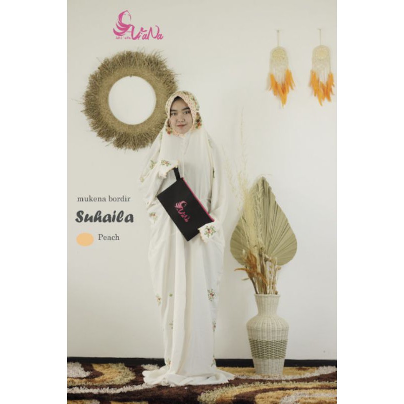 MUKENA TERUSAN BORDIR CANTIK ANI'ANA FREE TAS MUKENA
