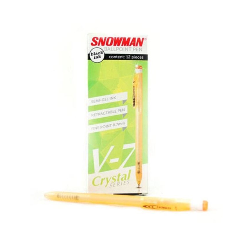 

Pulpen Bolpen Bolpoint Snowman V - 7 / V7