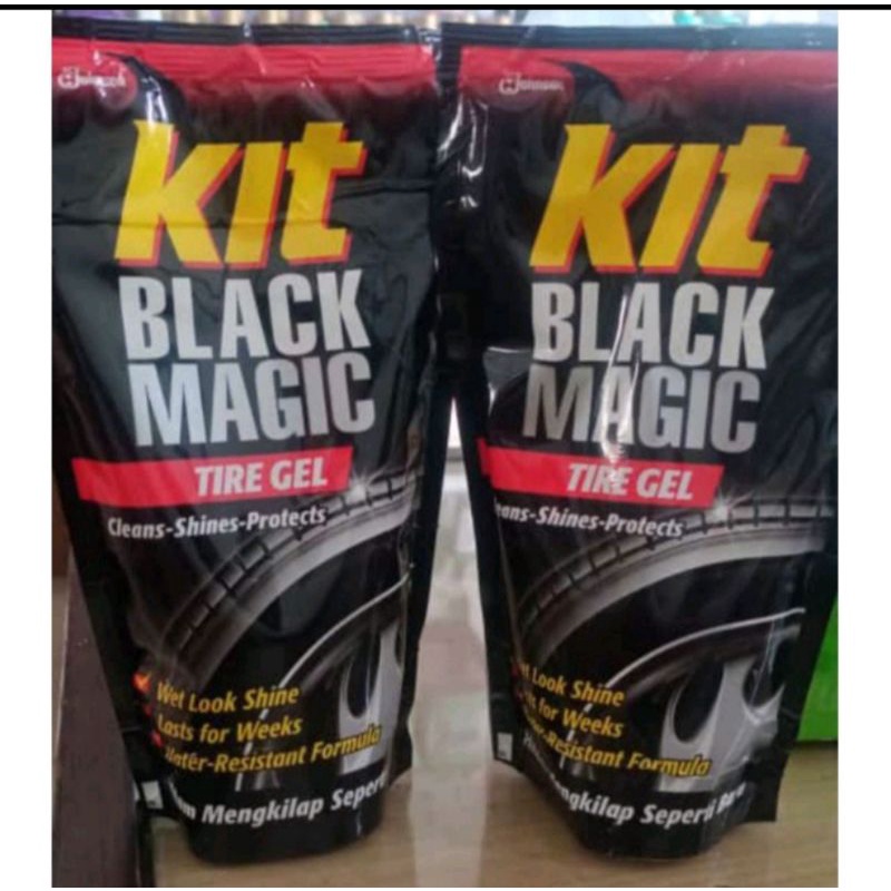 Jual Kit Black Magic Tire Gel Semir Ban 200 Ml Shopee Indonesia