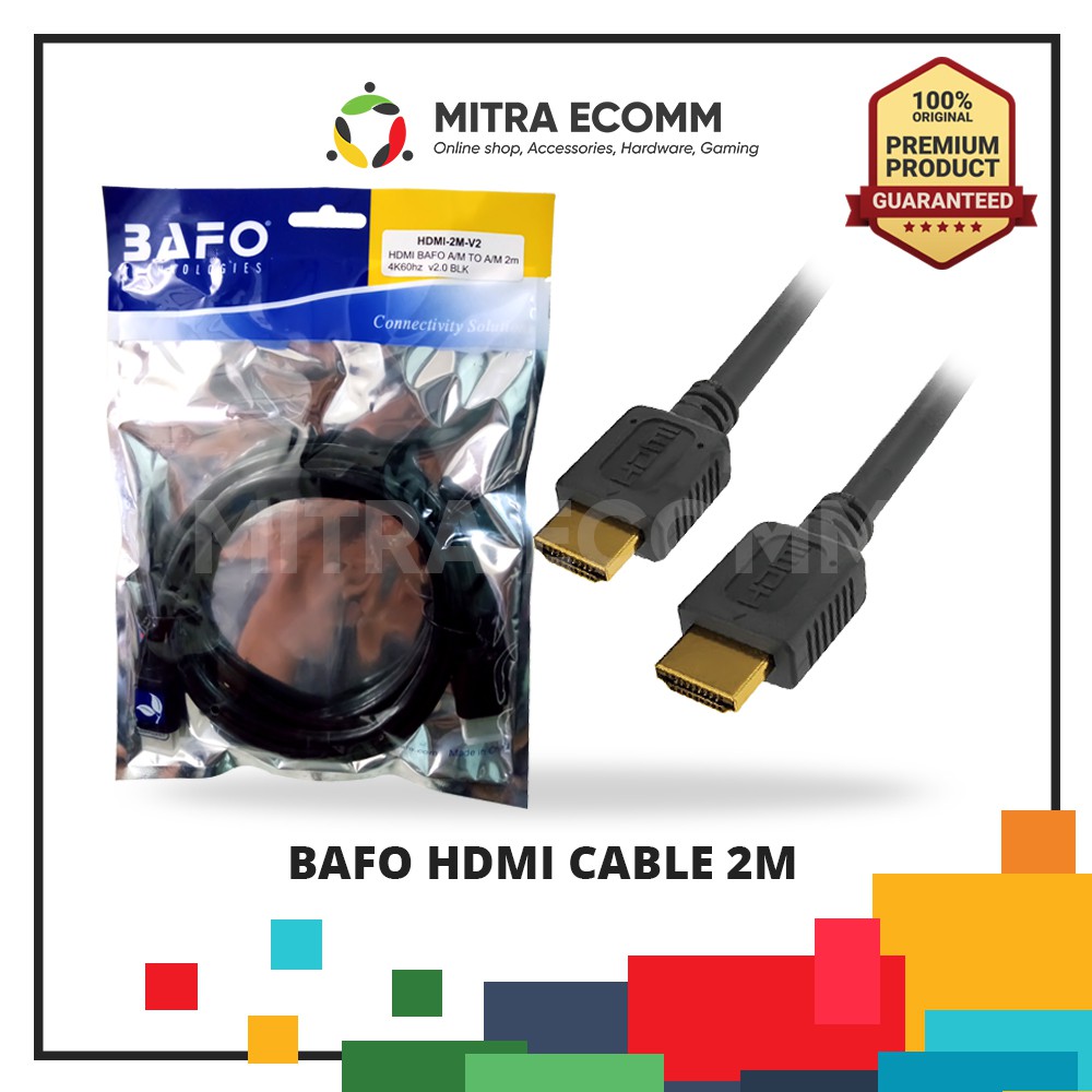 Kabel HDMI 2m Bafo
