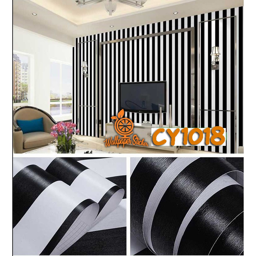 Wallpaper dinding 3d motif salur CY / Wallpaper dinding kamar tidur anak wallstiker 45cm x 9m