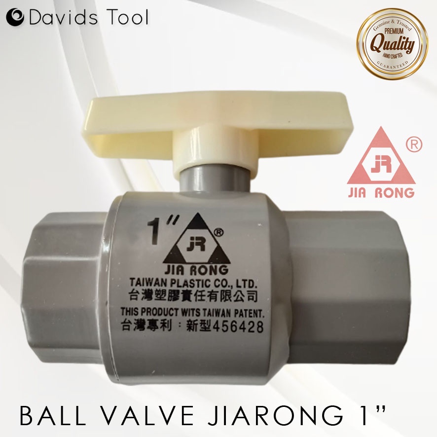 Stop Kran Ball Valve Pvc Jiarong 1 inch