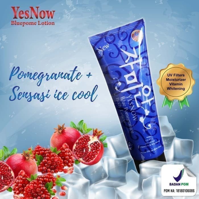 YESNOW  Bluepome - Blue Pome - Body Lotion Dengan Sensasi Dingin