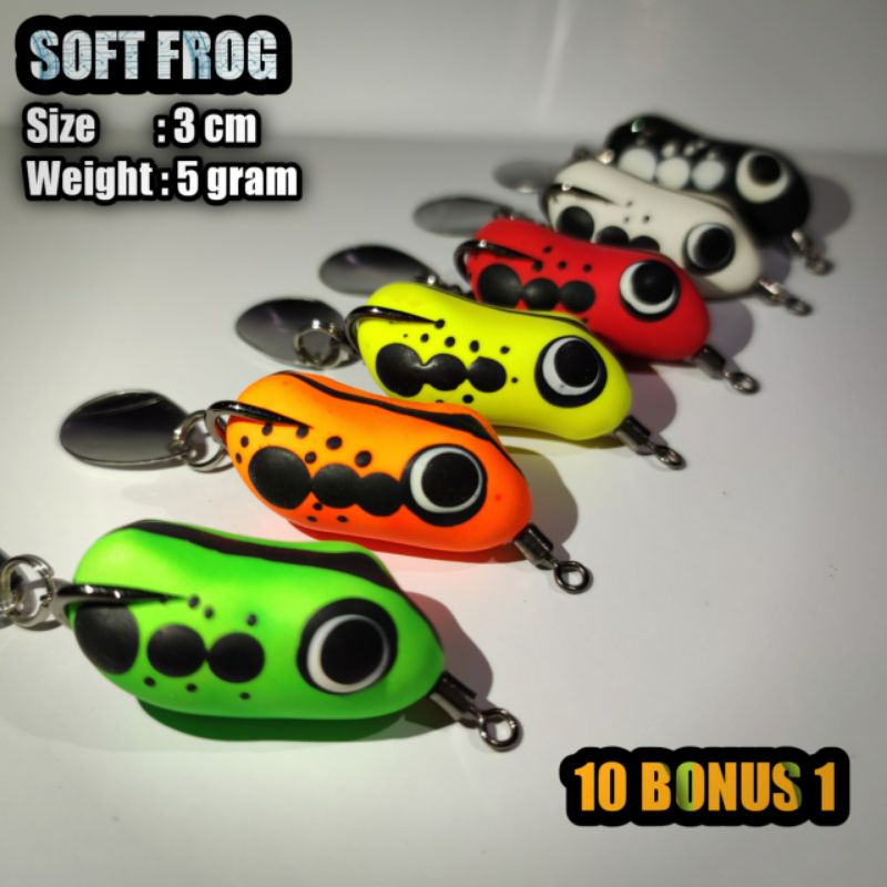 SOFT FROG 3CM UMPAN CASTING GABUS