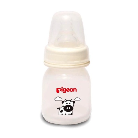 Pigeon Peristaltic Nipple Round 50ml Nursing Bottle 50ml Motif Botol Minum Dot Susu Bayi Baru Lahir Pigen Peristaltik  Anti Tersedak Untuk Bayi 50 ml