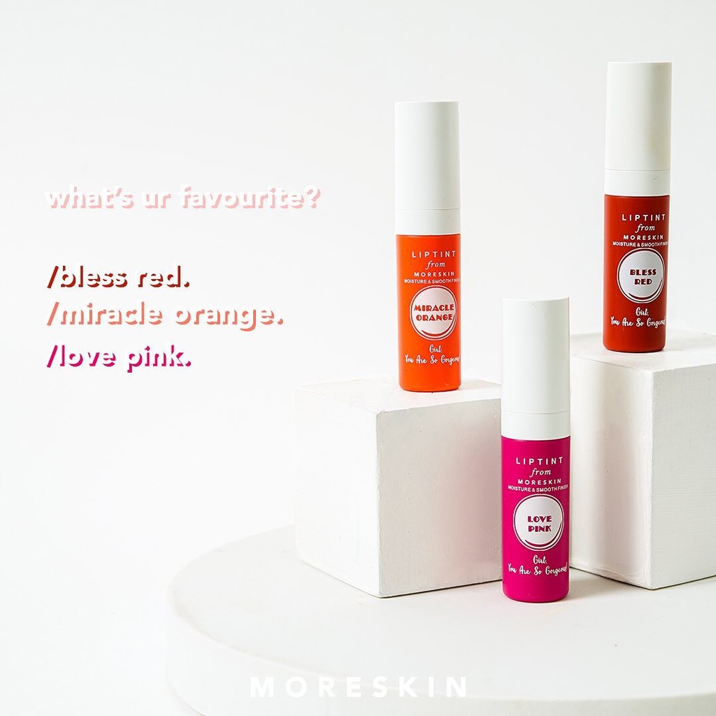 Moreskin Liptint NASA 3pcs - LIPTINT