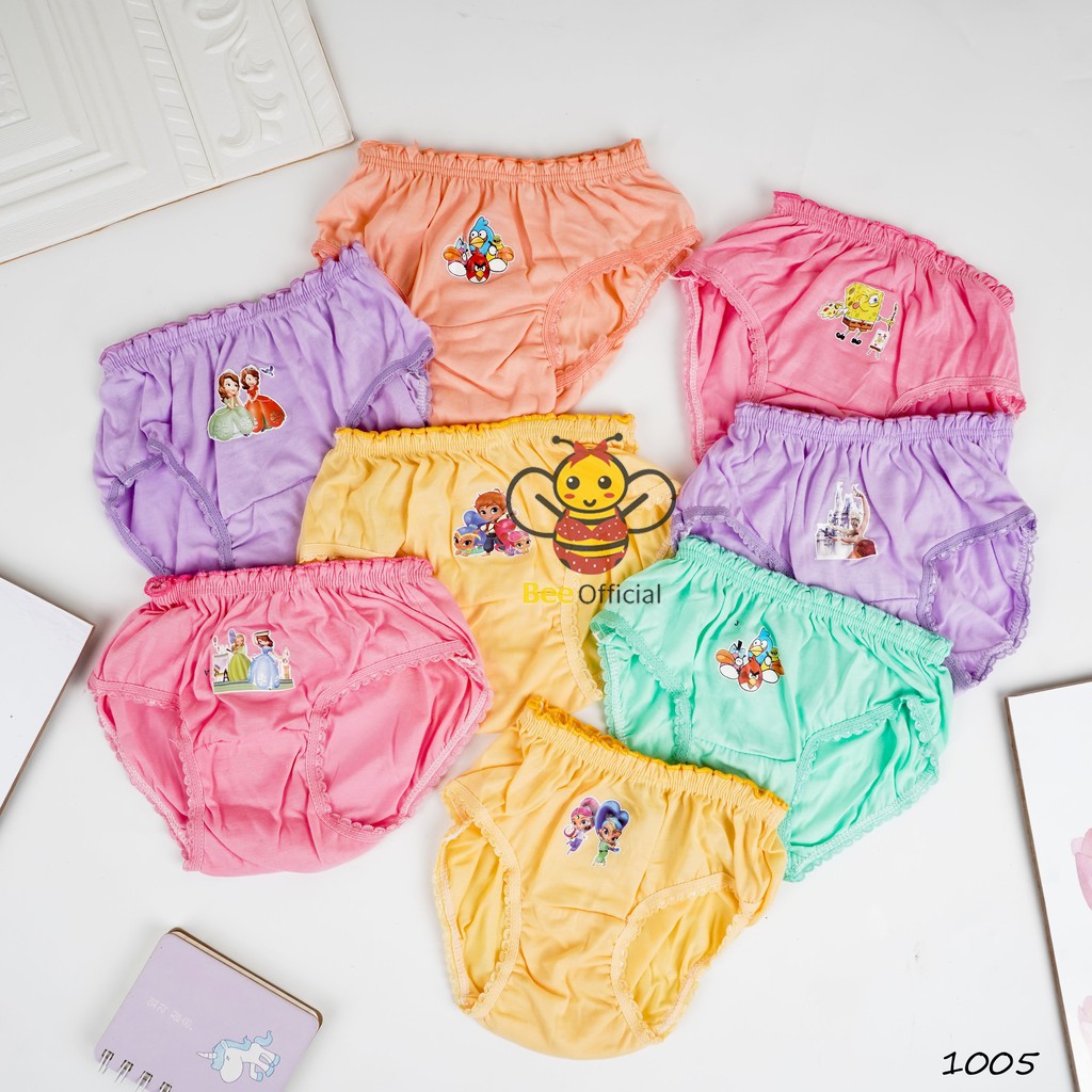 BEE - Celana Dalam Anak Perempuan High Quality Bahan Katun Lembut & Tebal Sweety B1002 Image 6