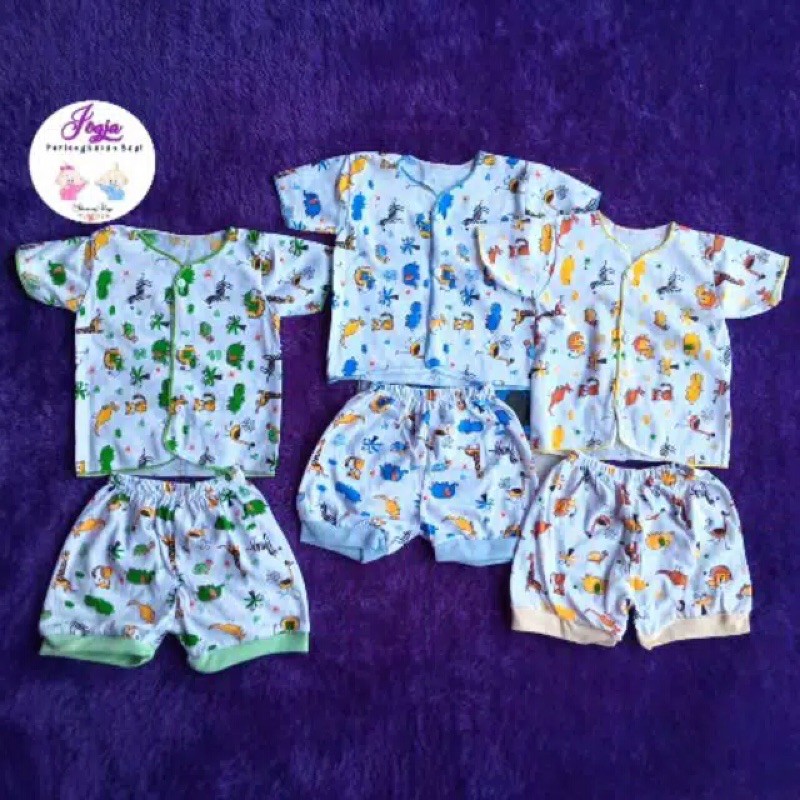 stelan bayi (0-6BLN) &amp; (6-12BLN) 3pasang/set murah buat anak bayi bagi bunda sayang anak