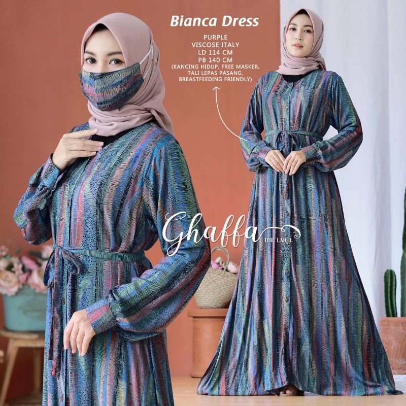 GAMIS / DRESS / BIANCA DRESS ORIGINAL BY GHAFFA THE LABEL