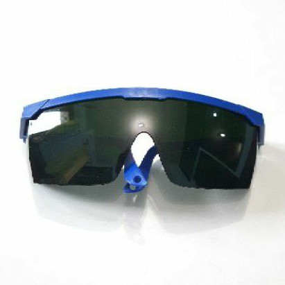 Kacamata lab / Kacamata Safety / Kacamata Las / Safety Goggle Glass - HITAM