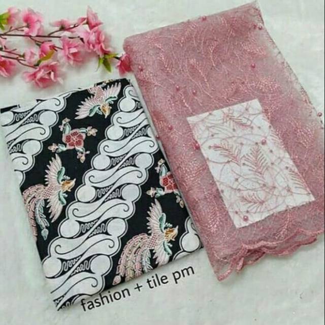 Kain Batik Kebaya Jarik Set Embos Modern