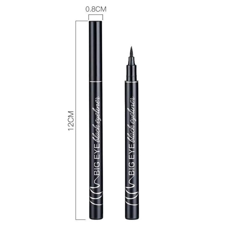 [TERMURAH]-COD-EYELINER BIG EYE CAIR WARNA HITAM ANTI AIR WATERPROOF TAHAN LAMA EYE LINER SPIDOL