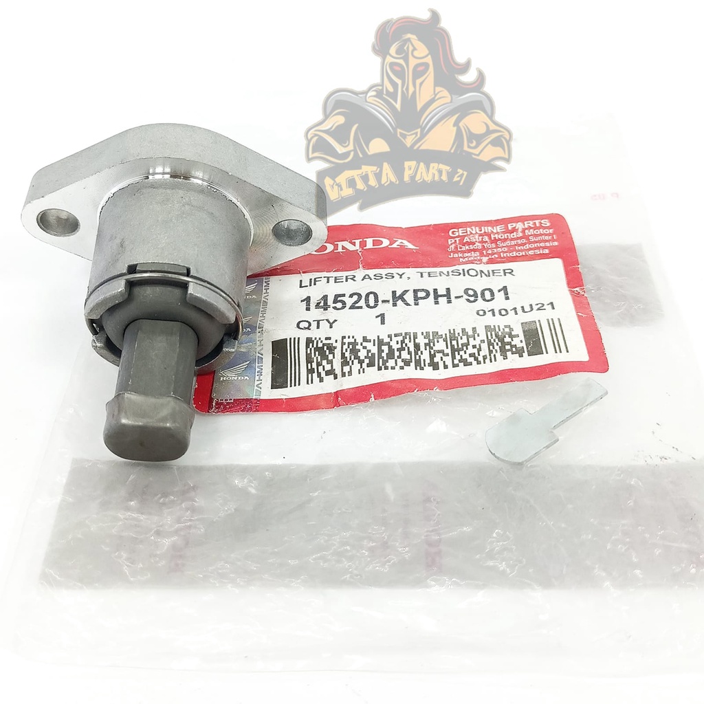 TONJOKAN KETENG OTOMATIS TENSIONER HONDA KPH KUALITAS ASLI ORIGINAL HONDA AHM PRESISI BERFUNGSI DENGAN BAIK AWET DAN DIJAMIN MANTAP KHARISMA KARISMA SUPRA X 125 SUPRA 125 FI BLADE REVO ABSOLUTE