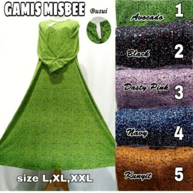 Gamis misbee busui murah/promo gamis misbee