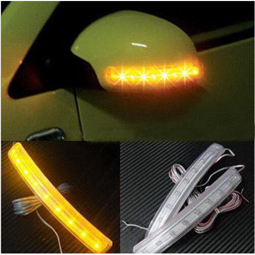 Led Spion Mobil Warna Biru Turn light Lamp