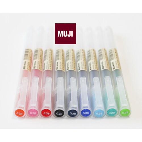 

MURAH Muji Gel Ink Pen 0.38mm - pulpen - ballpoint - Blue