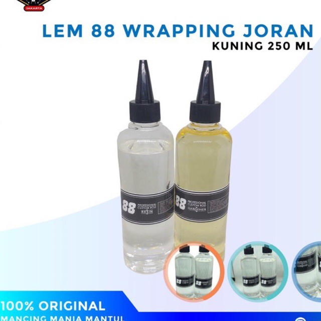 88storejakarta Lem wrapping joran 250ml pet