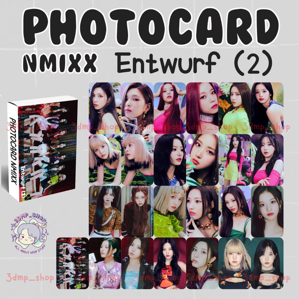 [25 Lembar] Photocard Lomocard photo lomo card NMIXX Ad Mare Dice Entwurf Girls over flower expérgo