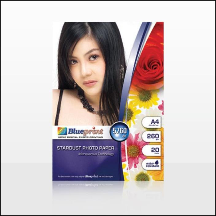 

KERTAS FOTO KULIT JERUK / STARDUST PHOTO PAPER BLUEPRINT A4 260 GSM