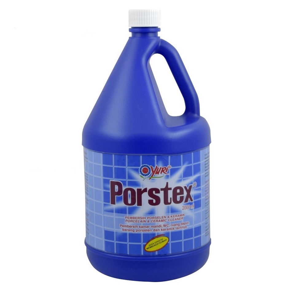 YURI PORSTEX PEMBERSIH TOILET KAMAR MANDI PORSELEN 2 LITER 2000 ML