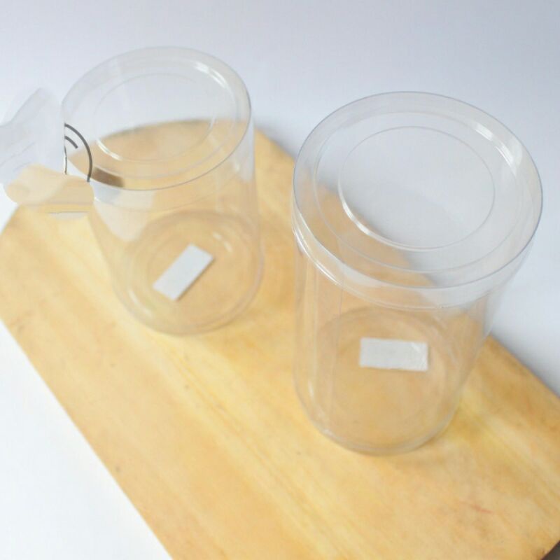 MIKA TABUNG PLASTIK FULL MIKA TUTUP, BADAN, DAN ALAS /TOPLES NASTAR KUE KERING TABUNG 0501014