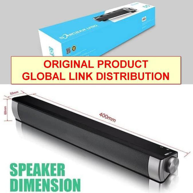 MURAH Speaker Soundbar AudioBox U150 - Abu-abu