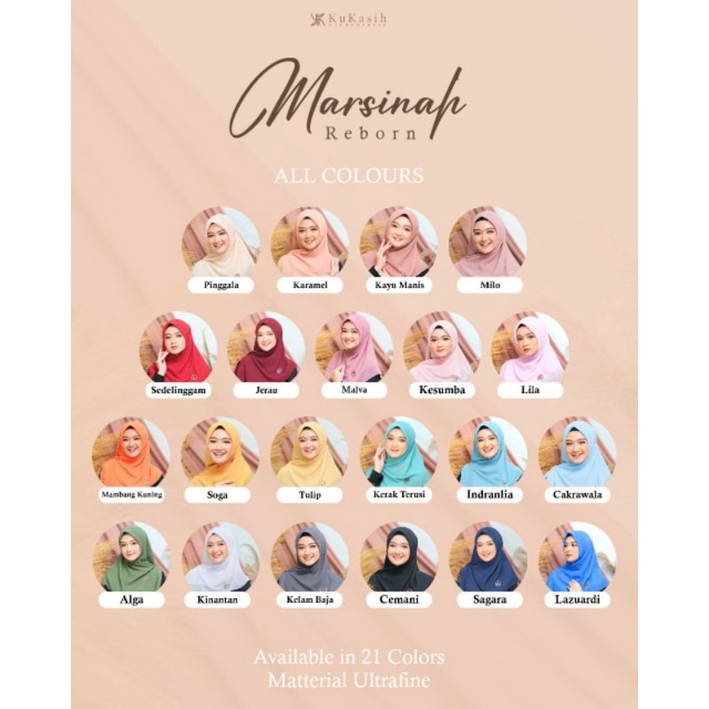 Square Marsinah Reborn/ Hijab Segiempat by KuKasih