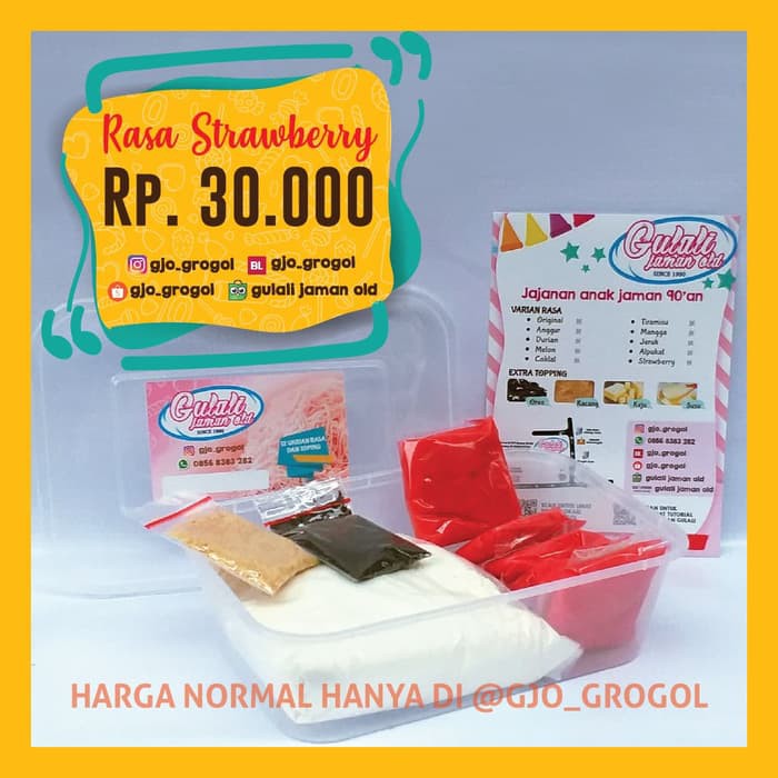 

GULALI RAMBUT NENEK GULALI TEPUNG RASA STRAWBERRY Rasa Strawberry ~ kp832