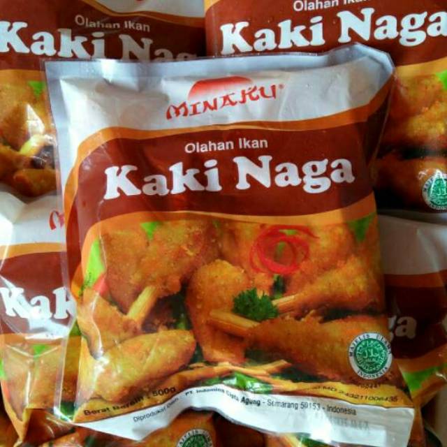 

Minaku Kaki Naga 500GR Minaku Olahan Ikan Kakinaga Frozen food