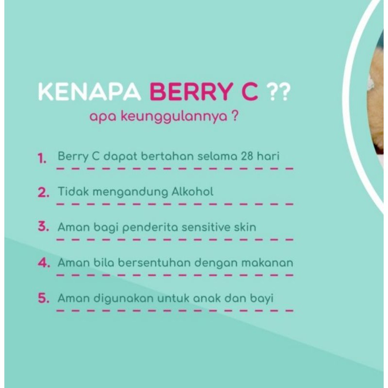 Berry C 60ml / 100ml / 120ml  Water / Foam Active  Sanitizer Food Grade BerryC 60 ml 100 ml / 120 ml