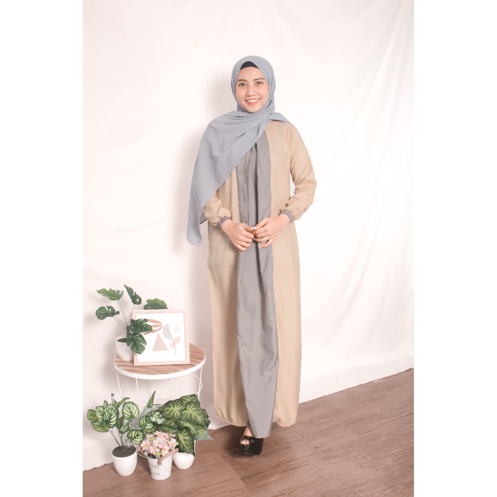 BEFAST - ZRX OOTD Dress PERCY / ALIYAH LONG DRESS / Dress Perempuan / Gamis Maxi Jumbo Long / Fashion Wanita Muslimah / Gamis Polos Casual / LongDress Kekinian Remaja Wanita / OOTD Wanita Kondangan / Terbaru 2022