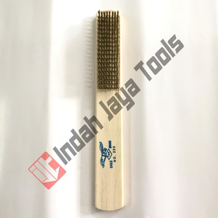 Sikat Kawat Kuningan Halus Eagle 8 Baris