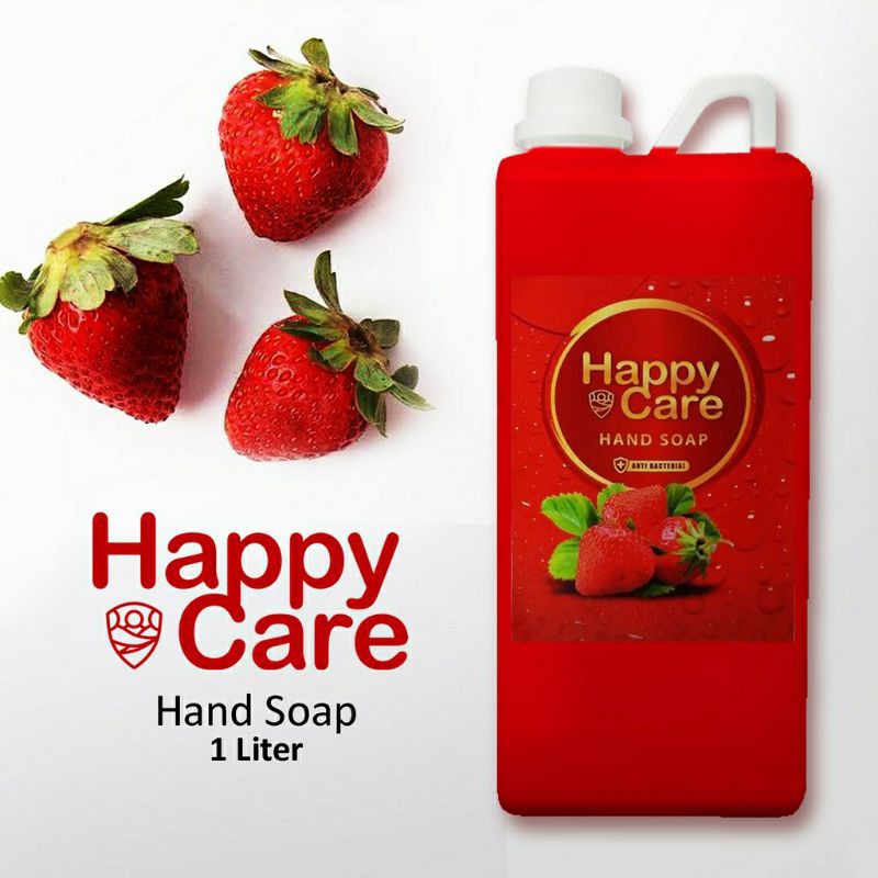 Anti Bacterial Hand soap 1 liter hand wash happy care 1000ml