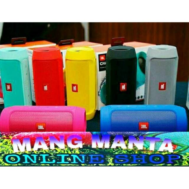 JBL CHARGE2 SPEAKER PORTABLE BLUETOOTH  SPEAKER TERLARIS TERBAIK TERMURAH BERKUALITAS BATERAI KUAT