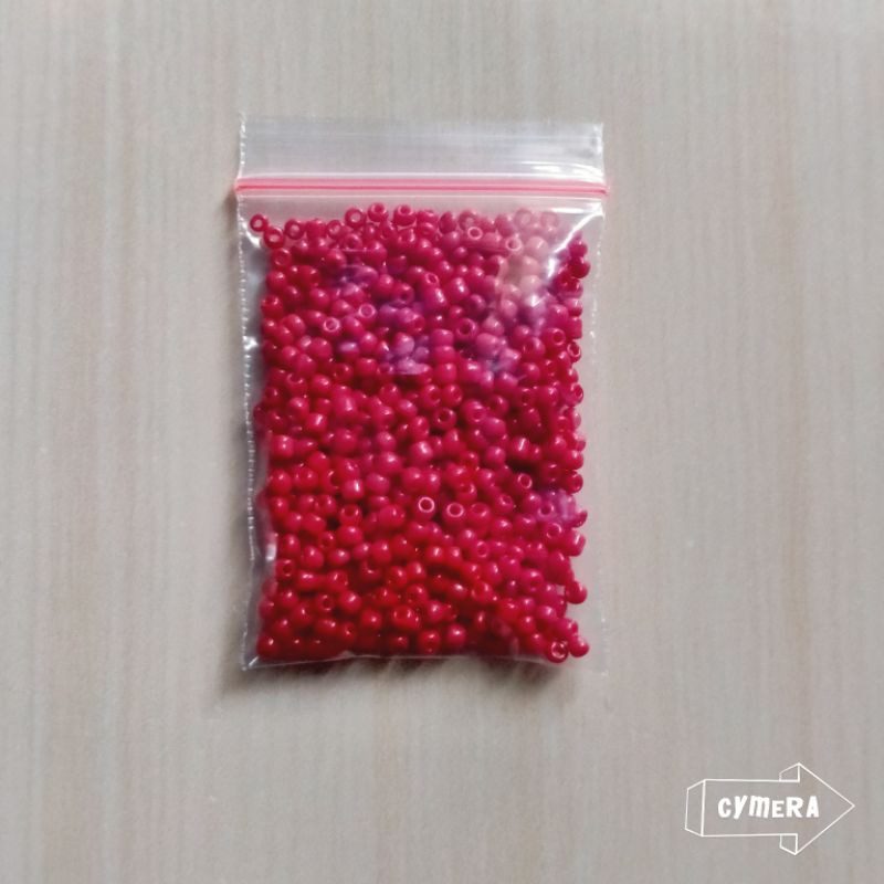 Manik Mote Payet Pasir 11.0/2MM -  Merah Doff