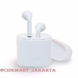 [BISA COD] HEADSET BLUETOOTH I7S EARPHONE WIRELESS TERMURAH!